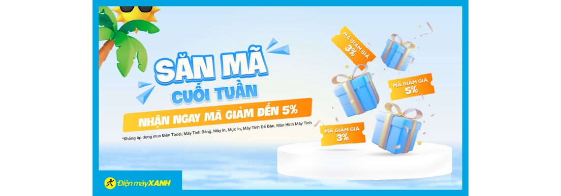 [Mini Game] Săn mã cuối tuần - Nhận ngay mã giảm đến 5%