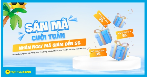 [Mini Game] Săn mã cuối tuần - Nhận ngay mã giảm đến 5%