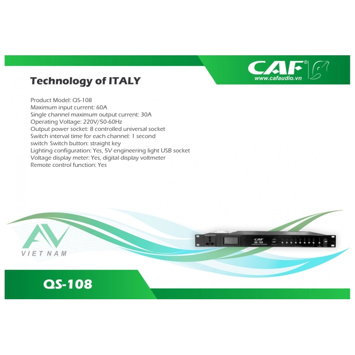 Quản Lý Nguồn CAF ( QS-108 )