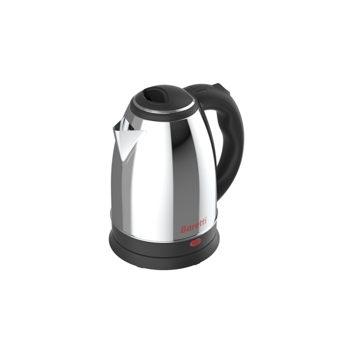 Ấm Siêu Tốc Inox - Bình Đun Nước Siêu Tốc Inox Baretti BRD180 - Hàng Chính Hãng (Bảo Hành 12 Tháng)