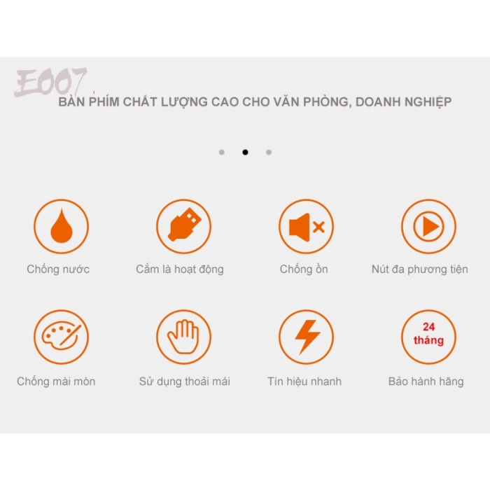 Bàn phím máy tính có dây Newmen E007 - Đen - Hàng chính hãng