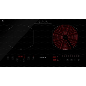 Bếp Âm Đôi Từ - Hồng Ngoại Daikiosan DKC-200001 (68 cm) - Hàng Chính Hãng