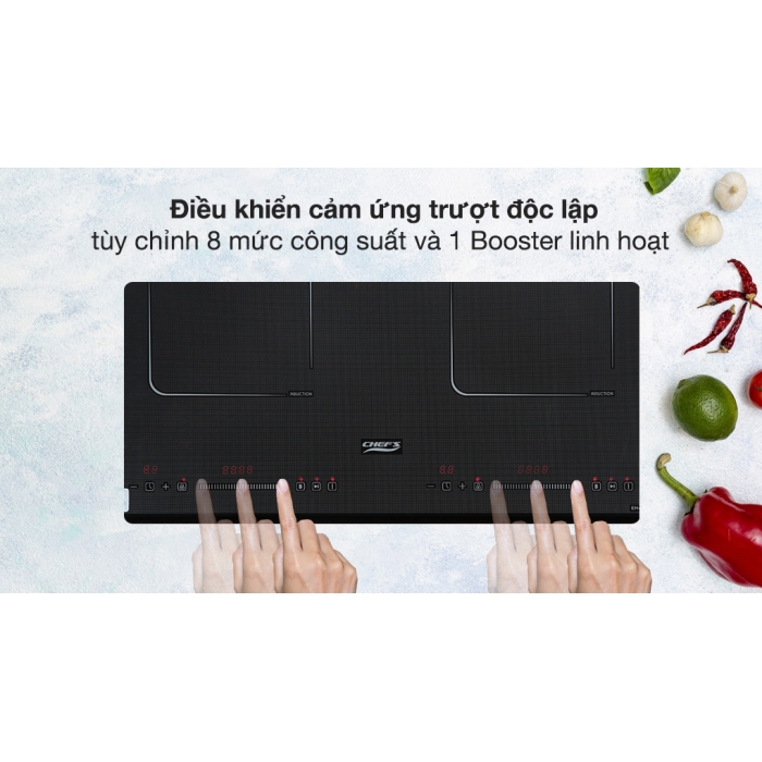 Bếp từ đôi lắp âm Chef's EH-DIH320