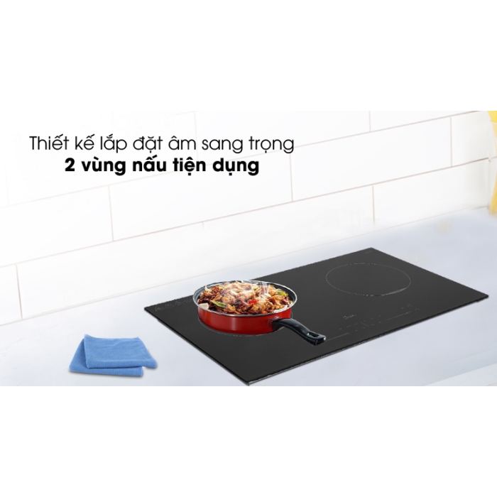 Bếp từ đôi lắp âm Midea MC-IH3520 Bếp từ đôi lắp âm Midea MC-IH3520