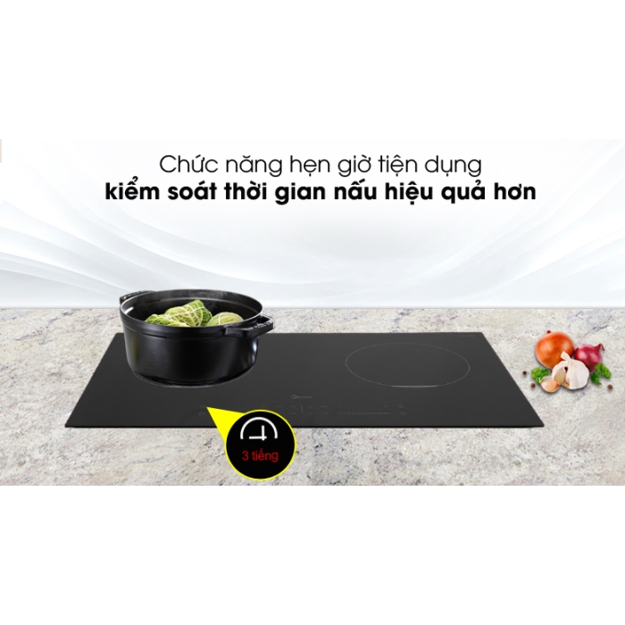 Bếp từ đôi lắp âm Midea MC-IH3520 Bếp từ đôi lắp âm Midea MC-IH3520