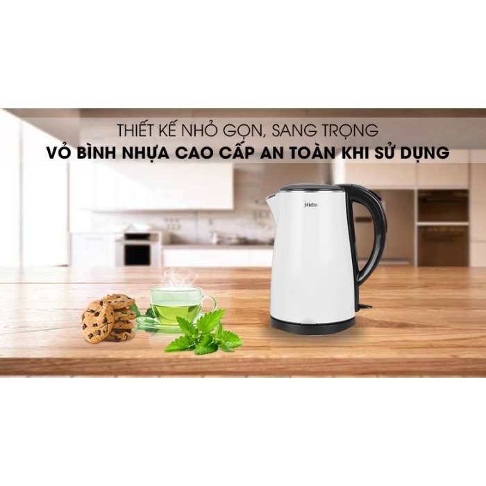 Bình đun siêu tốc Midea 1.7 lít MK-17DS