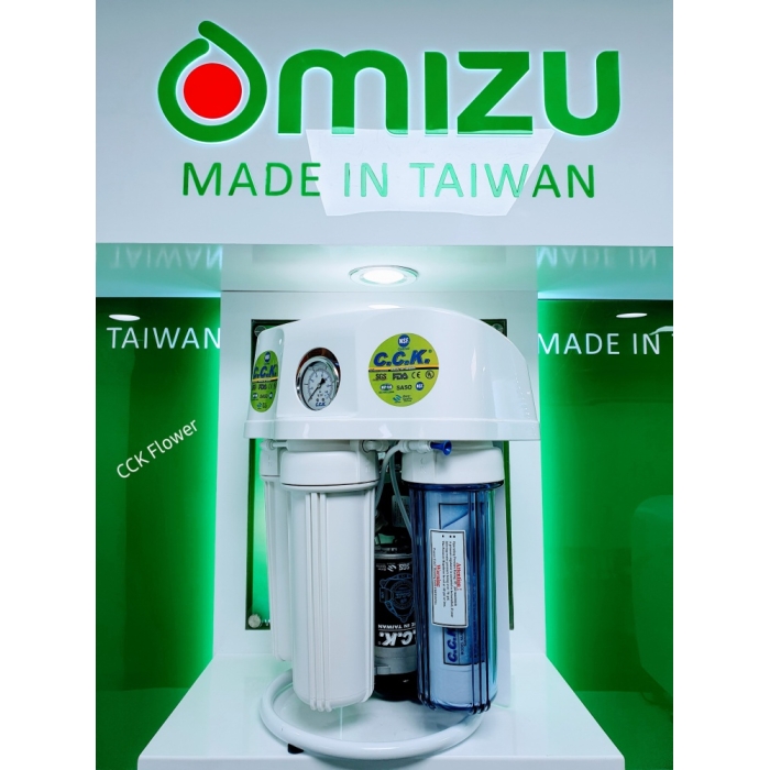 MÁY LỌC NƯỚC NHẬP KHẨU NGUYÊN BỘ CAO CẤP CCK FLOWER ĐÀI LOAN - GÁ QUỲ HOA - MẪU MỚI RO905-650BP-EZ-S2-G