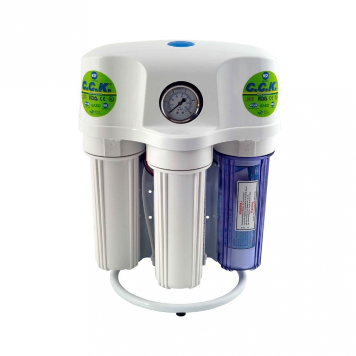 MÁY LỌC NƯỚC NHẬP KHẨU NGUYÊN BỘ CAO CẤP CCK FLOWER ĐÀI LOAN - GÁ QUỲ HOA - MẪU MỚI RO905-650BP-EZ-S2-G