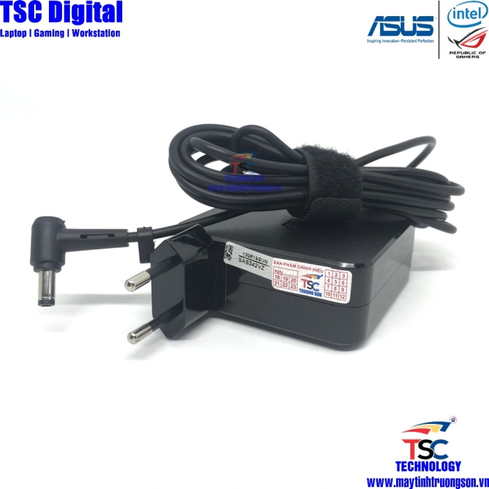 SẠC LAPTOP ASUS 19v 3.42 ZIN CHÍNH HÃNG 19V-3.42A (ADAPTER 19V 3.42) Đầu Chân Sạc 2.5mm và 1.35mm