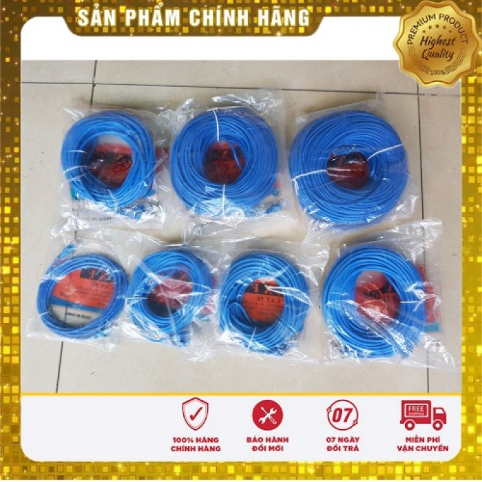 Cáp mạng bấm sẵn Cat5E 20m LXF