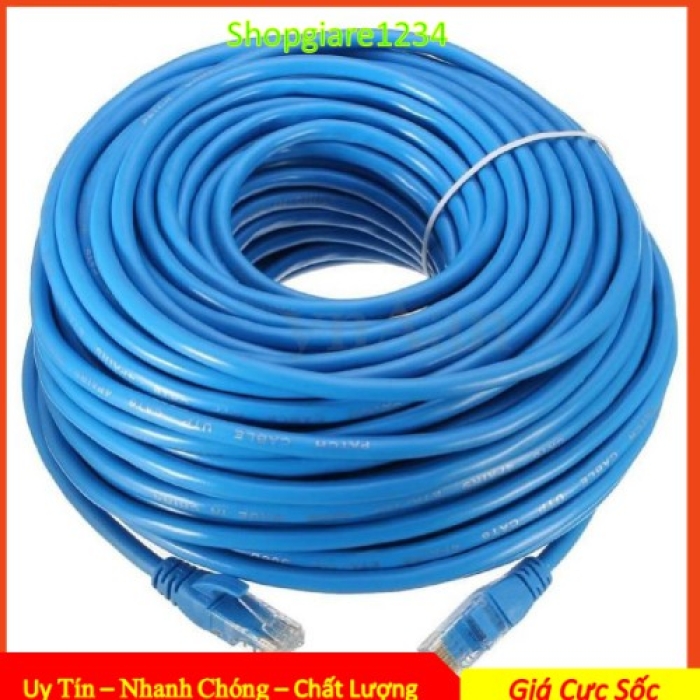 Cáp mạng bấm sẵn Cat5E 20m LXF