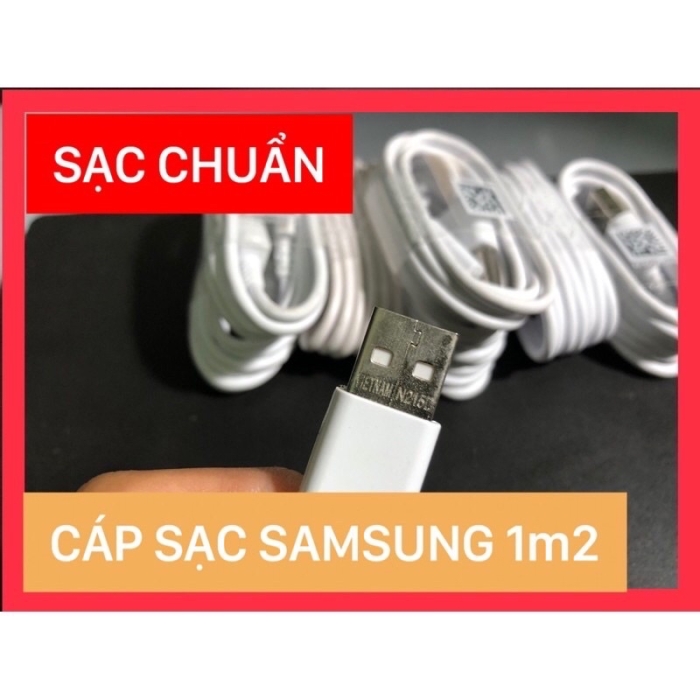 Cáp Sạc SamSung Micro Màu Trắng