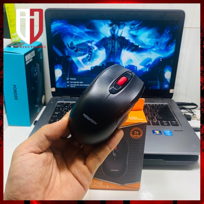 Chuột Không Dây Máy Vi Tính PC Laptop Newmen F266 Chính Hãng Mouse Chuyên Game Thủ