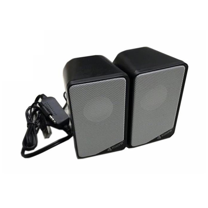 Loa Kisonli KS 03 (2c/ bộ) xanh trắng , đen loa vi tính bộ 2 cái