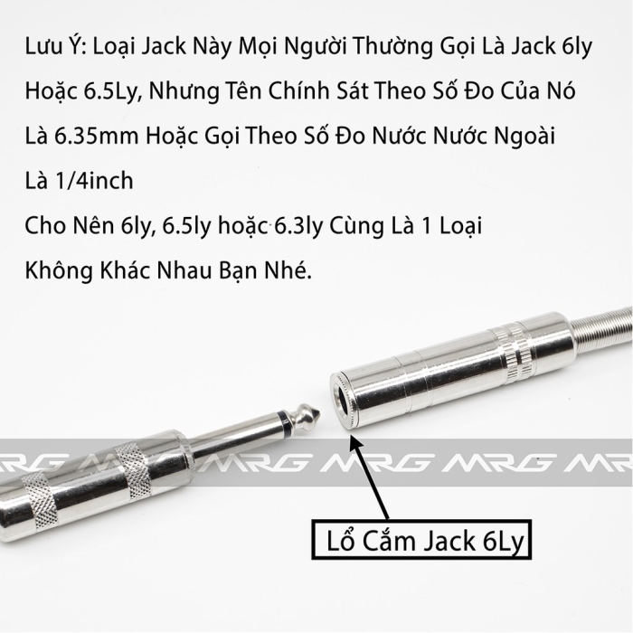 Dây Canon Đực Ra 6ly Cái - MrG