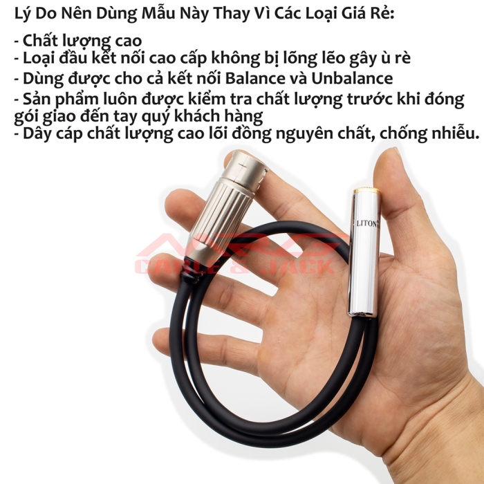 Dây Canon Đực Ra 6ly Cái - MrG