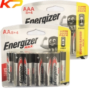 Pin AA/ Pin AAA Energizer Alkaline (Vỉ 12 viên)