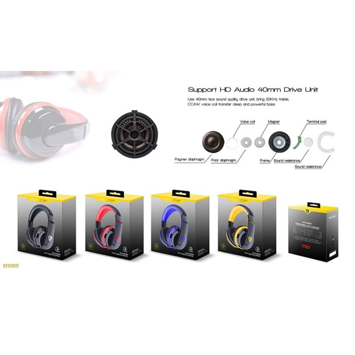 tai nghe chụp tai bluetooth OVLENG MX666