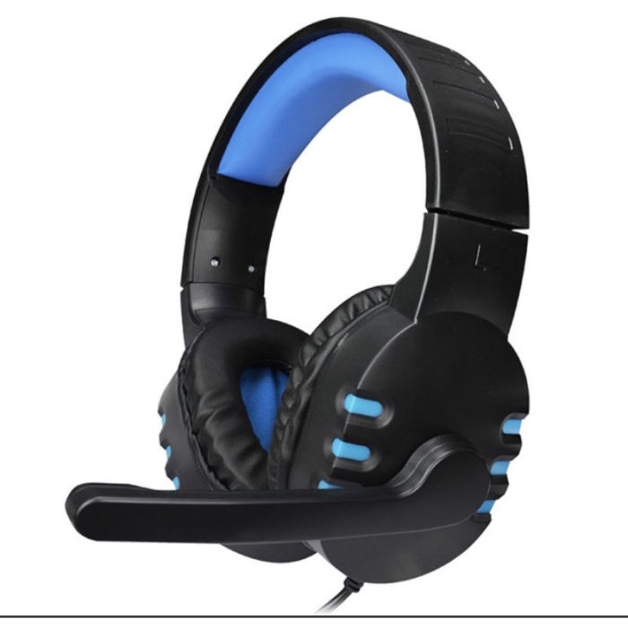 Tai nghe chụp tai có dây kết nối chuyên game a68 led 7 màu kèm mic