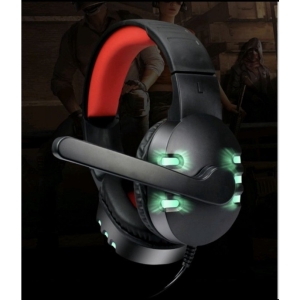 Tai nghe chụp tai có dây kết nối chuyên game a68 led 7 màu kèm mic