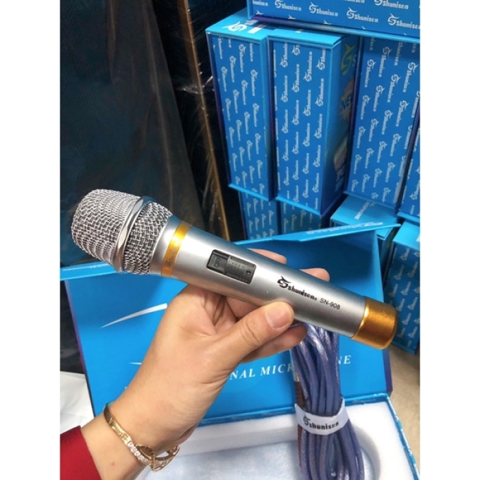 Loại 1 - Mic dây Shunison SN908 hát cực hay