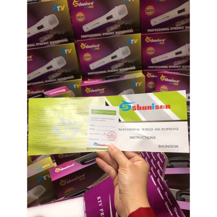 Loại 1 - Mic dây Shunison SN908 hát cực hay