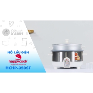 Nồi lẩu điện Happycook HCHP-350ST 3.5 lít Nồi lẩu điện Happycook HCHP-350ST 3.5 lít