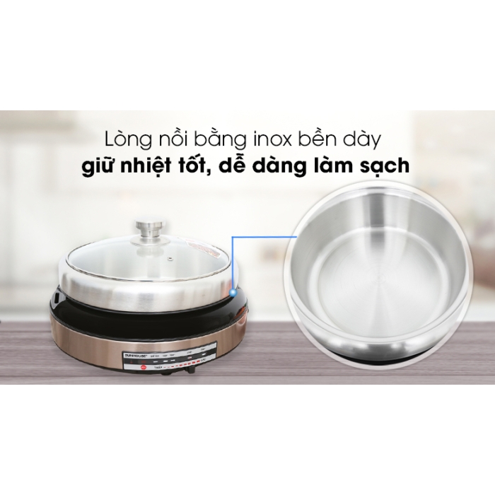 Nồi lẩu điện Sunhouse SHD4526 4 lít