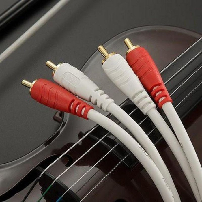 Dây AV 4 đầu bông sen trắng loại Tốt