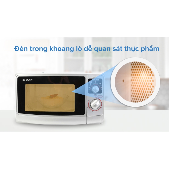 Lò vi sóng Sharp R-20A1(S)VN 22 lít Lò vi sóng Sharp R-20A1(S)VN 22 lít