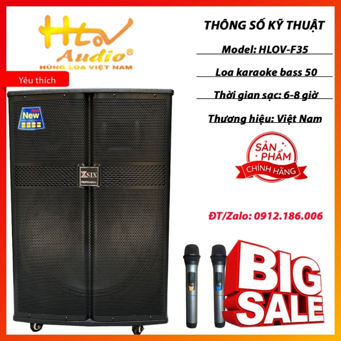 LOA KÉO HLOV F35 (BASS 50) chính hãng