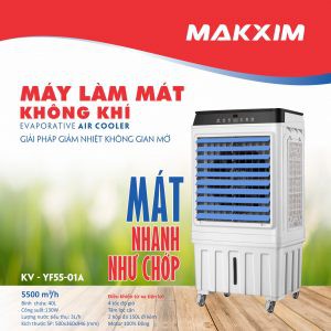 Quạt điều hòa siêu mát chính hãng Makxim USA Model KV- YF55 - 01 Quạt điều hòa siêu mát chính hãng Makxim USA Model KV- YF55 - 01