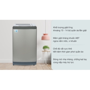 Máy giặt Aqua 8 KG AQW-KS80GT S