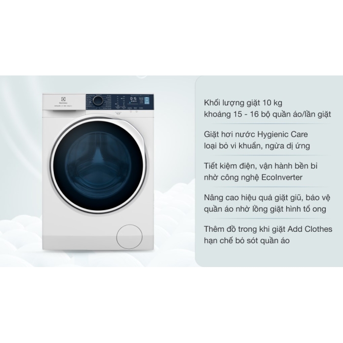 Máy giặt Electrolux Inverter 10 kg EWF1024P5WB