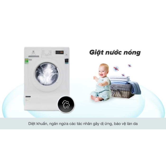 Máy giặt Electrolux Inverter 8 Kg EWF8025DGWA
