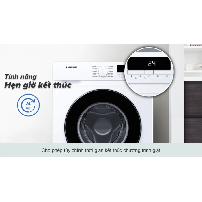 Máy giặt Samsung Inverter 8kg WW80T3020WW/SV