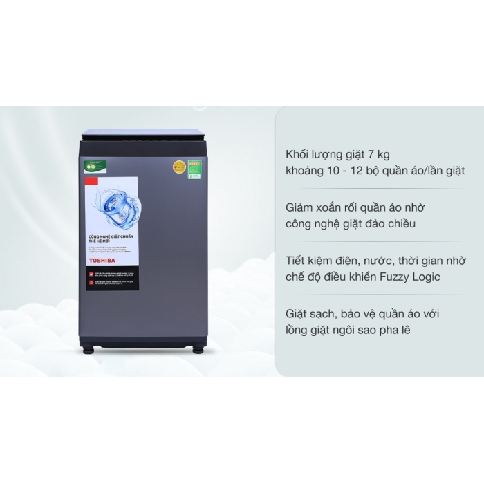 Máy giặt Toshiba 7 Kg  AW-L805AV (SG)