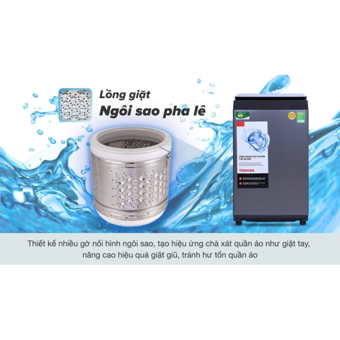Máy giặt Toshiba 7 Kg  AW-L805AV (SG)