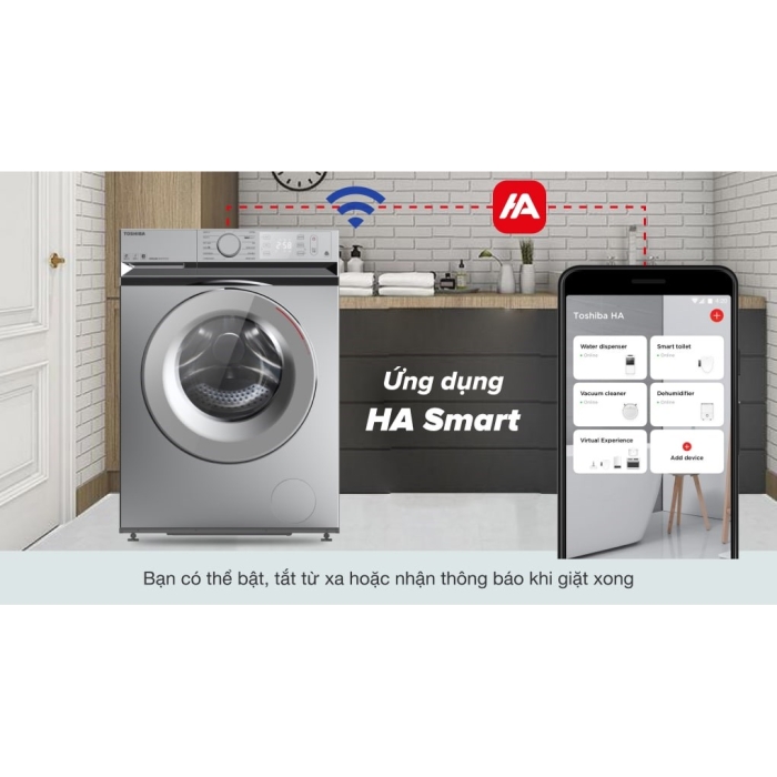 Máy giặt Toshiba inverter 10.5 kg TW-BL115A2V(SS)