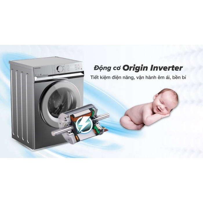 Máy giặt Toshiba inverter 10.5 kg TW-BL115A2V(SS)