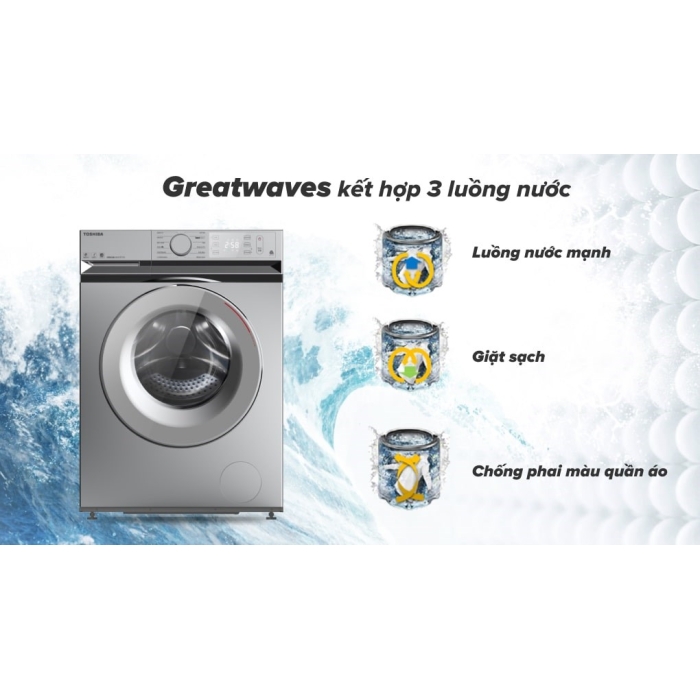 Máy giặt Toshiba inverter 10.5 kg TW-BL115A2V(SS)