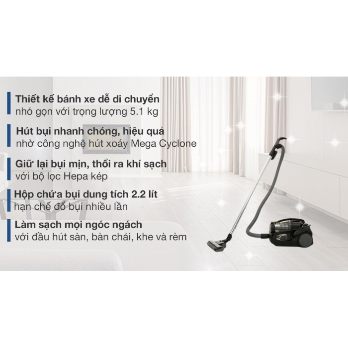 Máy hút bụi Panasonic MC-CL575KN49