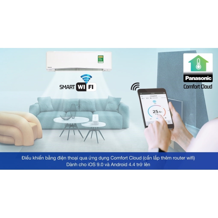 Máy lạnh Panasonic Inverter 1 HP CU/CS-XU9UKH-8