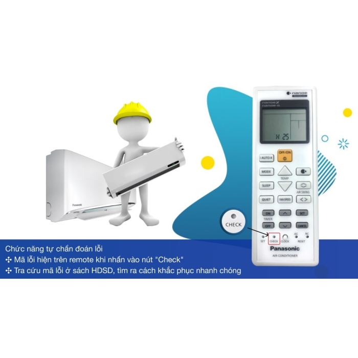 Máy lạnh Panasonic Inverter 1 HP CU/CS-XU9UKH-8