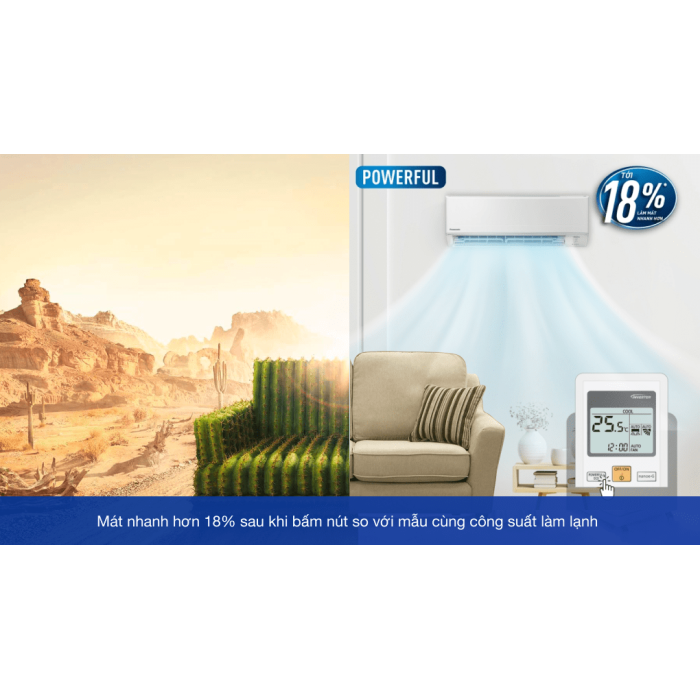 Máy lạnh Panasonic Inverter 2 HP CU/CS-PU18XKH-8M