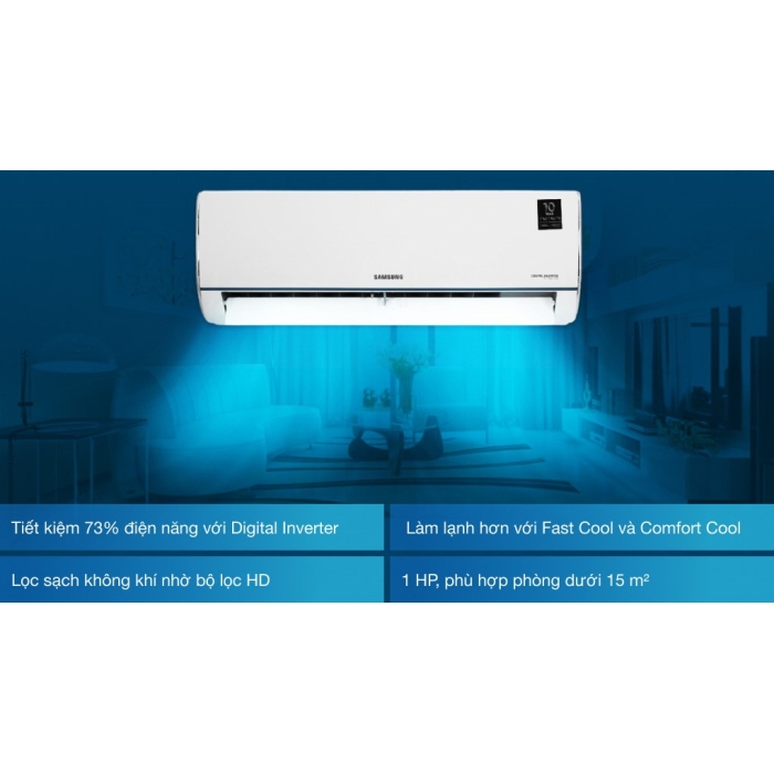 Máy lạnh Samsung Inverter 1 HP AR09TYHQASINSV
