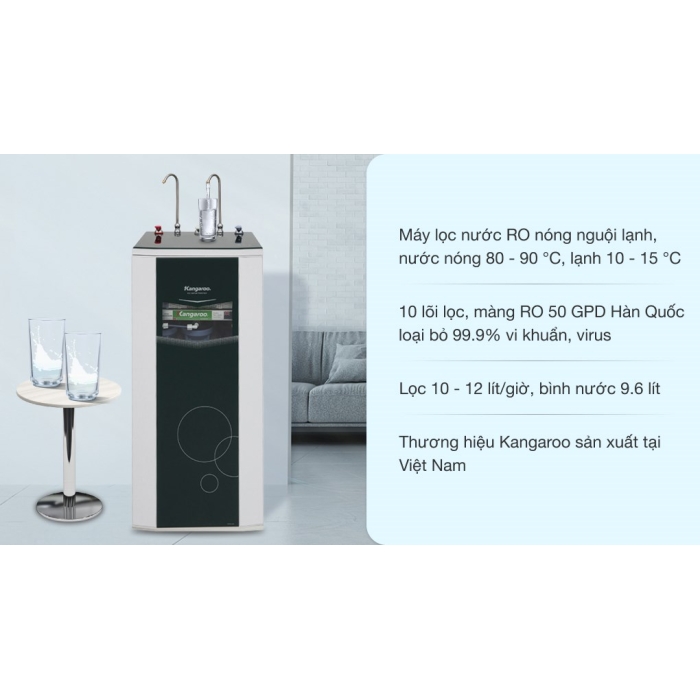 Máy lọc nước RO nóng nguội lạnh Kangaroo KG10A3 10 lõi Máy lọc nước RO nóng nguội lạnh Kangaroo KG10A3 10 lõi