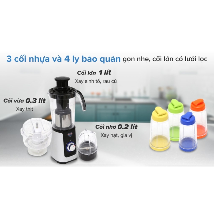 Máy xay đa năng Sunhouse SHD 5328 Máy xay đa năng Sunhouse SHD 5328