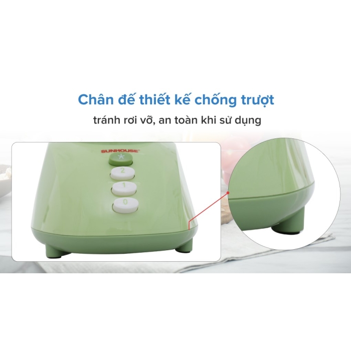 Máy xay sinh tố Sunhouse SHD 5112 Xanh