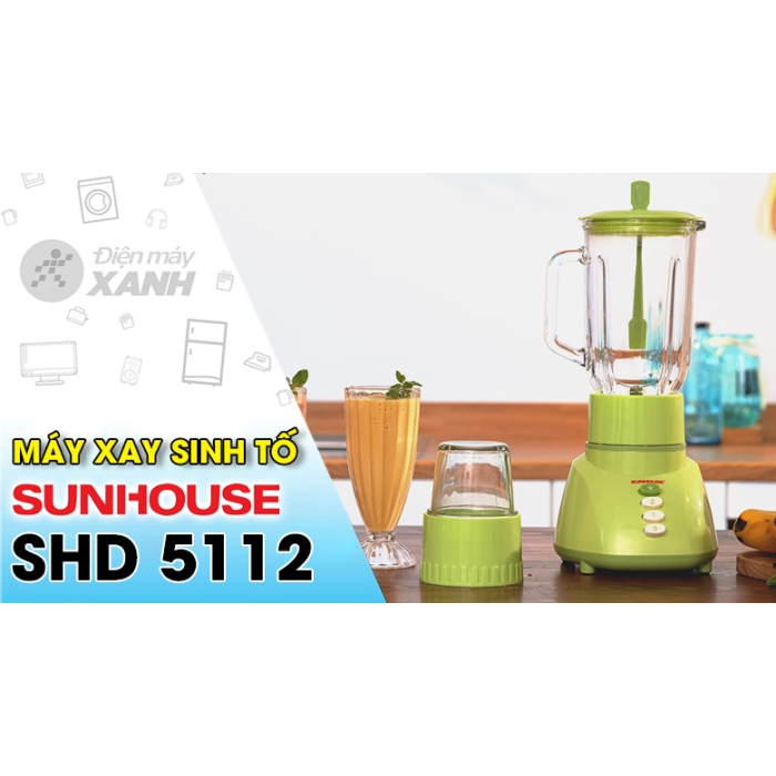 Máy xay sinh tố Sunhouse SHD 5112 Xanh